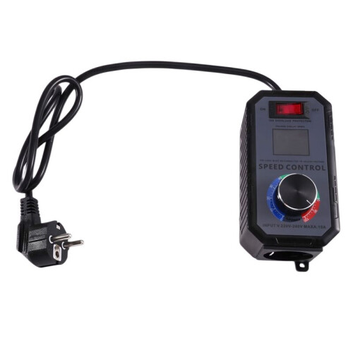 4000 W Motor Speed Regulator AC 230V 10A Voltage Regulator for Angle Grinders,Blowers,Hand Drills,Circular Saws Eu Plug
