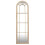Washed Wood Tall Arched Window Mirror 1
