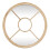 Washed Wood Round Window Mirror 1