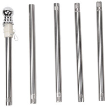 Flagpole, Stainless Steel Flagpole, Suitable for House Courtyard Garden, Anti-Rust  (Silver Pole Only)
