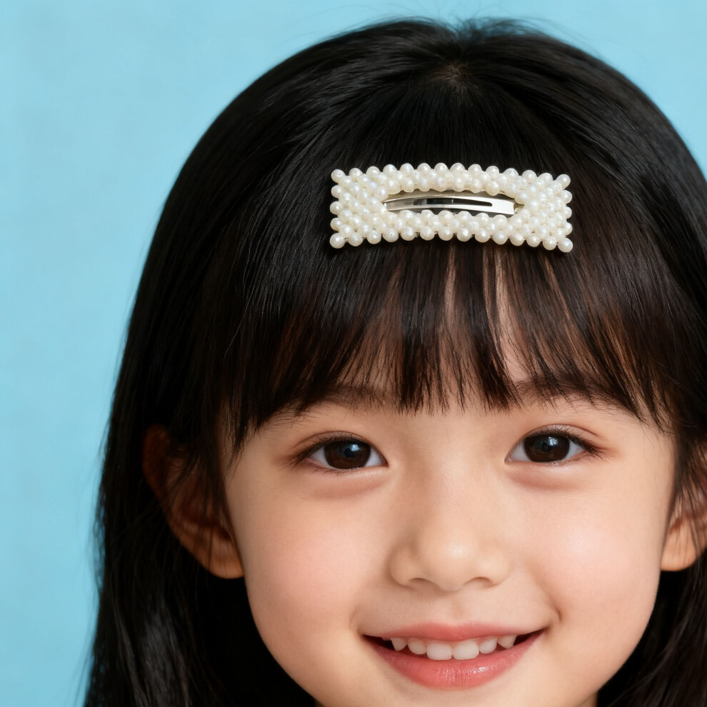 Cute Pearl Barrette for Girls