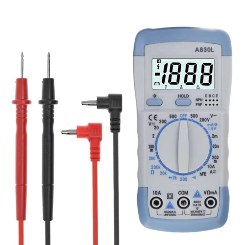 A830L LCD Digital Current Voltage Tester Module for Detection  AC Voltage Freguency Digital Display Meter