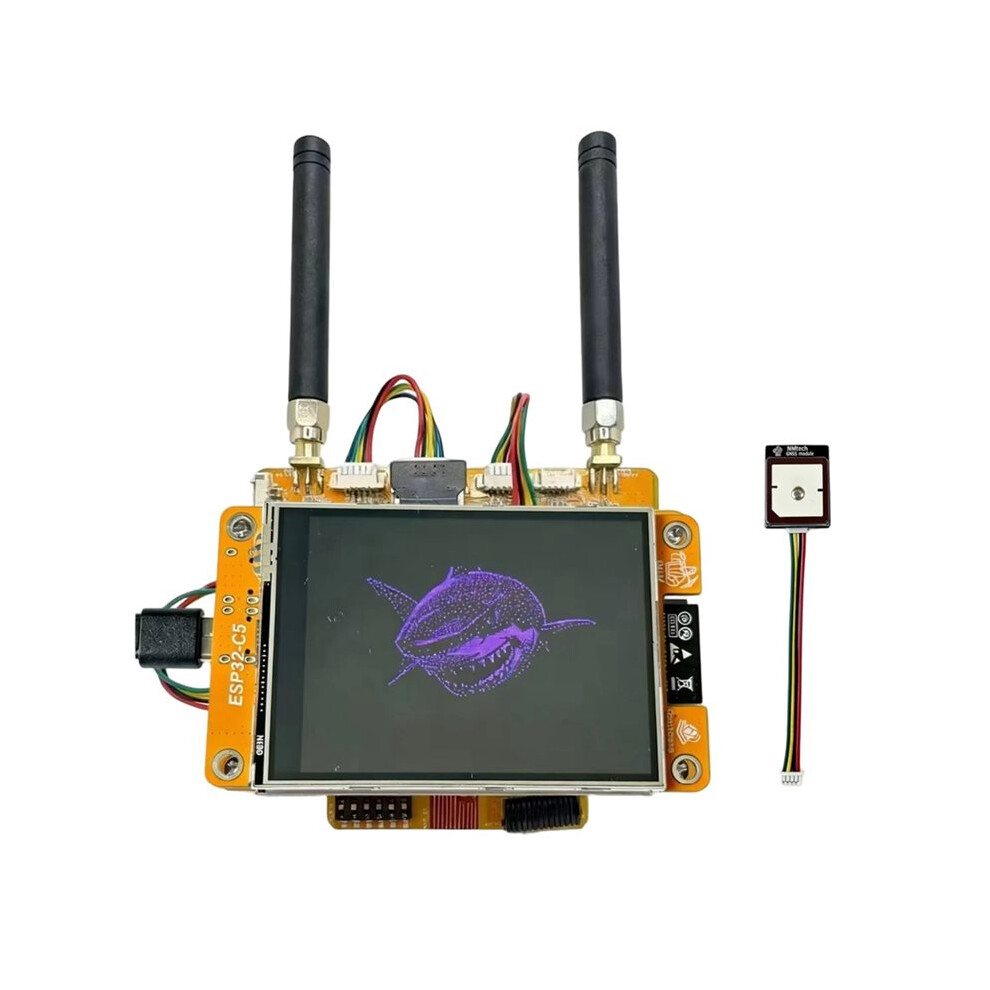 Nm-Rf-Hat-Cyd-C5 Display With 2.8Â³ Tft Lcd Touchscreen With Esp32-C5 6Mb Flash 8Mb Psram Wifi 6 5G Band B 4714053049638