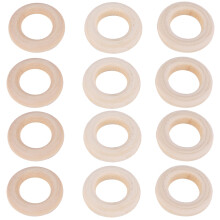 150 Pcs 25 Mm/1 Inch Wooden  Ring Unfinished Wooden Rings Circle Wood Pendant Connectors for DIY Projects