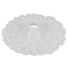 6Pcs Lace Bouquet Collar, Lace Collar DIY Bouquet Holder Wedding Bridal Bouquet Collar White Lace Decoration Bouquet Holder