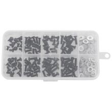 Caixa de Parafusos para 1/10 HSP   HPI  D90 SRC10 Controle Remoto RC PeçAs de Carro 180 PeçAs