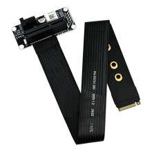 Cable Adaptador de Extensión para Tarjeta Gráfica Externa M.2 M-Key NVMe PCIe Slot A PCIe 4.0 X4 Cable Elevador NVMe A PCIE X4
