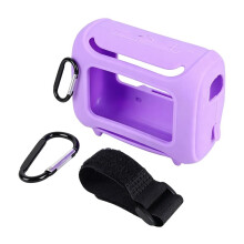 Para Altavoz para GO 5 Funda Protectora de Silicona Resistente A los Arañazos para Altavoz Portátil con Mosquetón B