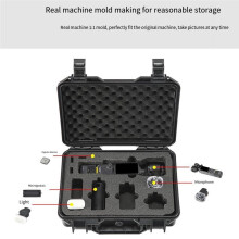 För för Osmo Pocket 4 Vattentät Hårt Fodral Väska Förskuren Svamp Förvaringslåda Säkerhetsskyddande Fodral
