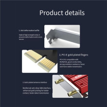 COMFAST BE930Pro WiFi7 Adapter 5.4 PCIE Tri-Band Wireless Card 9400M PC/Desktop Antenne Network Adapter for Win10/11
