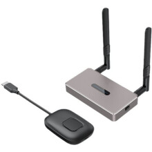 Kit Extensor de Transmisor y Receptor Inalámbrico Compatible con  1080P VGA para TV, Portátil y Proyector