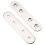 Flat Stainless Steel Repair Mending Fixing Plate Brackets Support 2pcs 1