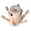 Portable Foldable Electric Shoe Dryer Fast Drying Shoe Dryer with Timer Adjustable Temperature Compact Khaki EU Plug 1