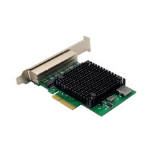 RTL8125B 2.5G Netowrk Card PCIe X4 Server Quad Gigabit Ethernet Adapter 4 PCIe RJ45 Lan 10/100/1000/2500Mbps