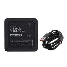 Analyseur Logique USB 16 Canaux USB-C, Microcontrôleur RP2350A, Acquisition Synchrone de Signaux Numériques