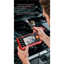 2-in-1 Industrial Endoscope Automotive Diagnostic Tester 4.3-Inch Screen OBD Diagnostic Tool Vehicle Code Reader