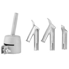 4Pcs Speed Welding Nozzles for Vinyl Pvc Plastic Hot Air Blower Triple-cornered Speed Nozzle Round Welding Y Type