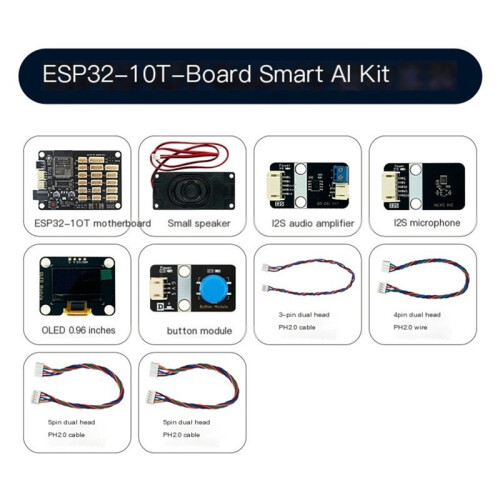 XiaoZhi AI ESP32-IOT Development Board Wi-Fi Artificial Intelligence Voice Chat +Speaker+Audio Amplifier+Mic+Screen 1