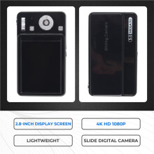 4K HD 1080P Digitale Camera 64MP Autofocus Vlogcamera 16x Zoom Videocamera 2,8 Inch IPS-Scherm A