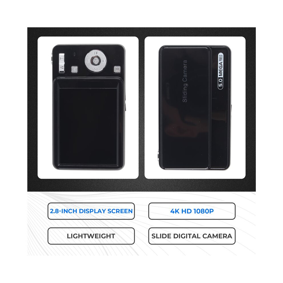 4K Hd 1080P Digital Camera 46Mp Autofocus Vlogging Camera 16X Zoom Video Photography Camera 2.8 Inch Ips Screen A 6033687991303