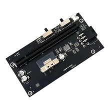 Oculink SFF-8654 to PCIe X8 Adapter Card for GPU Powered By  12V Compatible PCIe 4.0 3.0 Cable