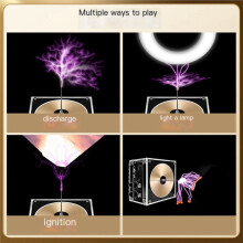 Para Bobina de para , Música de para , Iluminación Inalámbrica, Altavoz con Iluminación Inalámbrica, Entrada de Audio Táctil AUX