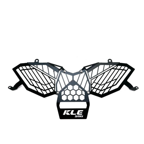 For  KLE500 2026- Motorcycle Headlight Assembly Headlamp KLE 500 Front  Light Grille Black