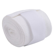 1 Pc 2.5M Eslatic Cotton Sports Strap Boxing Bandage For Sanda Muay Thai Mma Taekwondo Hand Gloves Wraps White