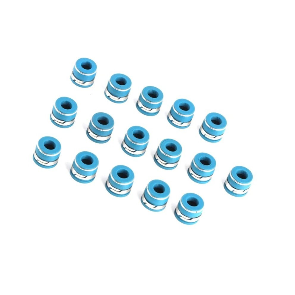 16Pcs Viton Valve Stem Seal For Sbc Bbc Bbf Sbf V8 Engine Valve Oil Seal Kit 4714016824906