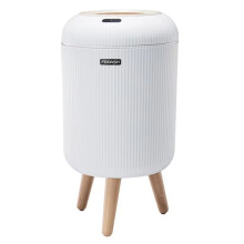 FEIDASH Automatic Trash Can with Lid, Small Plastic Trash Can, Motion Sensor Trash Can for Bedroom, Bathroom, Kitchen A