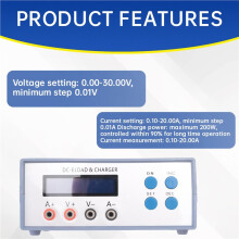 EBC-A05+ Electronic Load Tester Charger 5V Output for Mobile Phone Batteries and Computers Battery Capacity Power EU