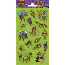 (1 Sticker Sheet) Teenage Mutant Ninja Turtles Glitter Stickers 102 x 200mm