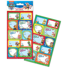 PAW Patrol Christmas Gift Labels
