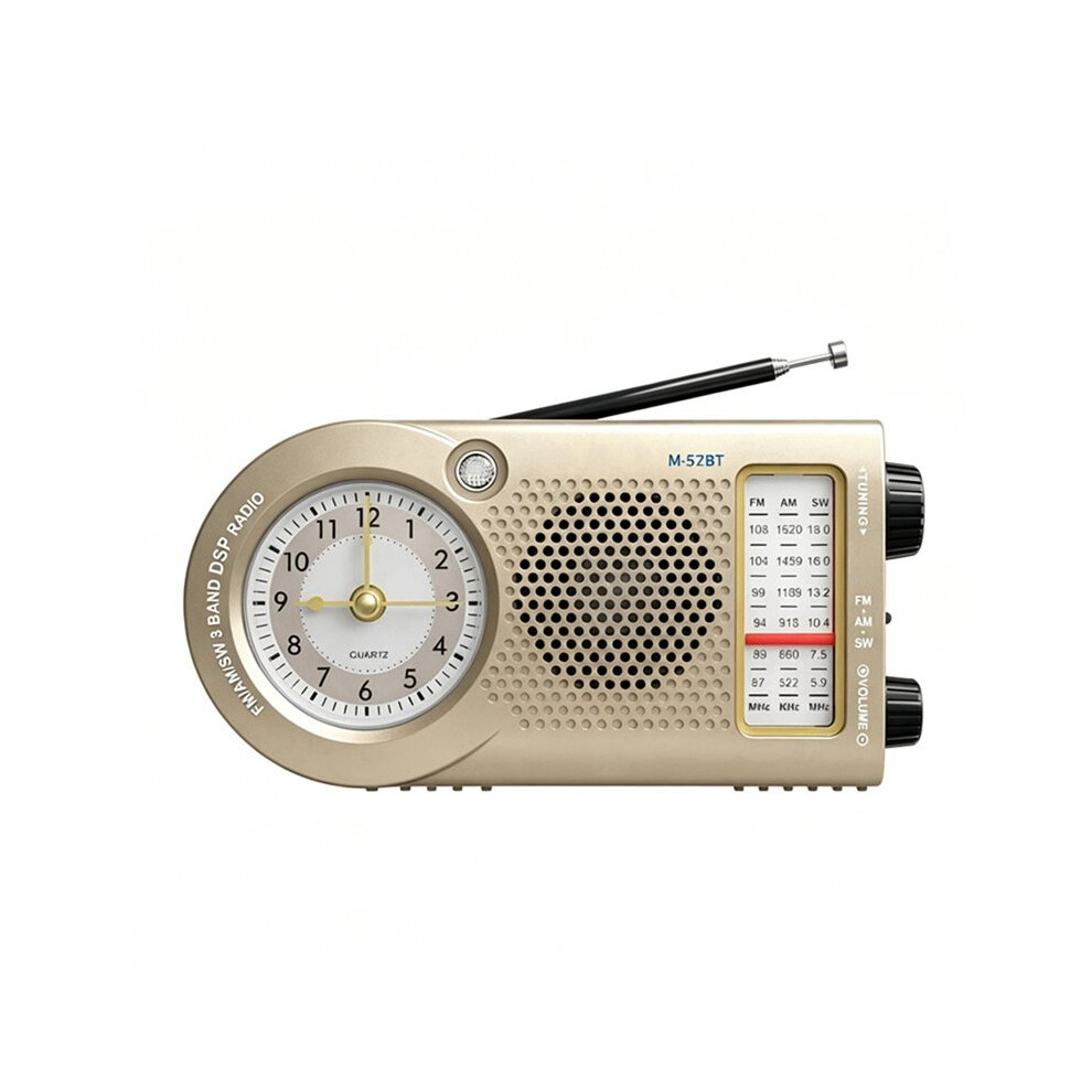 Clock Radios Portable Fm Am Radio Receiver Wireless Speaker Mp3 Music Player Support U Disk Aux 6034275879423