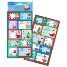 Peppa Pig Christmas Gift Labels