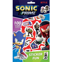 Sonic Prime Sticker Fun - Over 100 Reusable Stickers