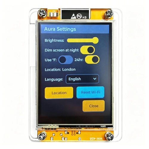 Aura NerdMinering NMMiner ESP32 com Tela Inteligente de 2,8 Polegadas para Criptomoedas, Loteria Solo, NMMiner BTC 2