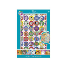 Disney Classic Glitter Sticker Booklet - Over 500 Reusable Stickers
