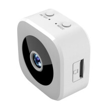 Cámara de Vigilancia Inteligente Wifi de 32 GB con Grabadora de Vídeo y Voz DV para Interiores, Cámara de Seguridad Inalámbrica Discreta para