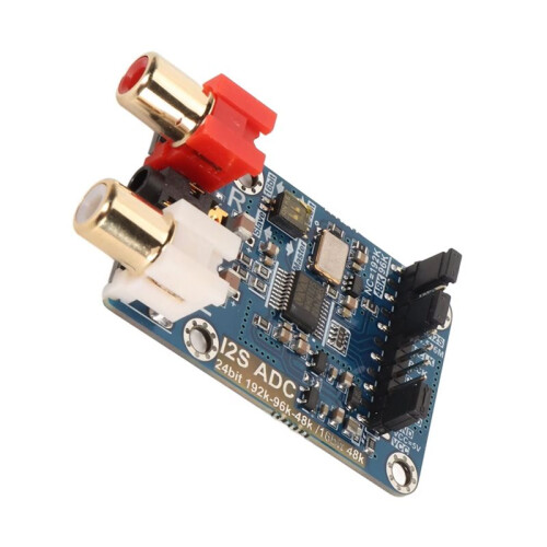 2 Stück I2S ADC Audio I2S Capture Card Modul Master Slave Modus Entwicklungsboard Verlustfreier Digitaler Audio I2S ADC Decoder 1