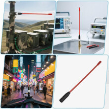 Meshtastic LoRa Antenna 868MHz 10dBi Gain Omni SMA Male Connector Long Range Soft Whip Antenna A