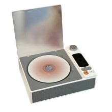 Portable CD Player Wireless Speakers FM Radio Music Album Player Home CD Machine with Screen A
