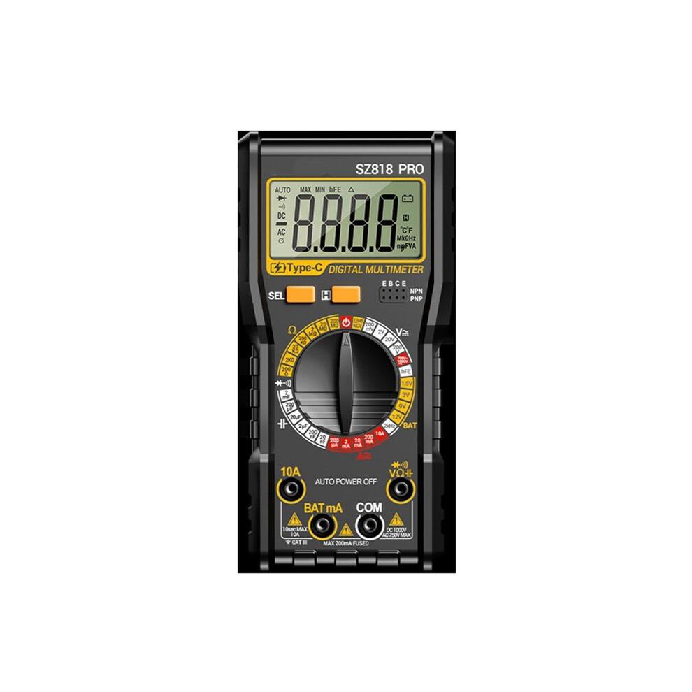 Aneng Sz818pro Digital Multimeters Professional Ac/ Voltage Ncv Ammeter Voltmeter Hfe Triode Capacitors Test Tools 6032427047966