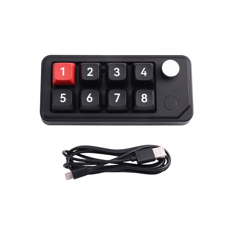 8 Key Wired Mechanical Keyboard Hot Swappable Macro Programmable Gaming Keypad For Pc Laptop 6031718472791