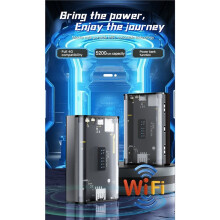 Routeur Wi-Fi avec Carte SIM, Modem Sans Fil 4G 300 Mbps, Point D'Accès Mobile Extérieur, Adaptateur Internet Haut Débit Wi-Fi 5200 MA UE