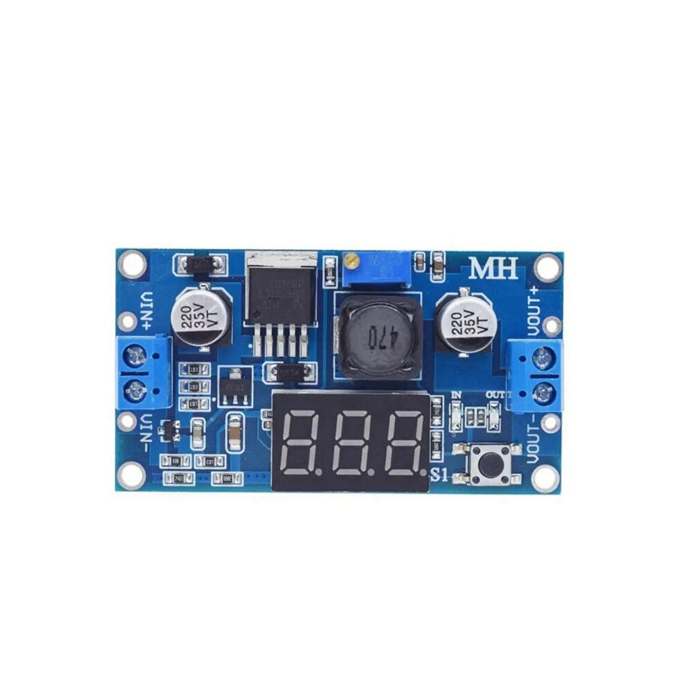 2Pcs Lm2596 Buck Converter High Efficiency - Converter Voltage Regulator 4.0-40V To 1.25-35V Adjustable Output 4712370250850