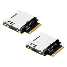 2PCS NVME M-Key M.2 PCIE 4.0 3.0 to CFExpress Type-A High Speed SSD Expansion Board Adapter for PC Ultrabook Card Reader