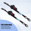 Retractable Auto Ratchet Straps ,Automatic Shrink Bundle Tape Transom Tie Downs for Boat, Motorcycles, Jet Ski 4