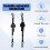 Retractable Auto Ratchet Straps ,Automatic Shrink Bundle Tape Transom Tie Downs for Boat, Motorcycles, Jet Ski 6