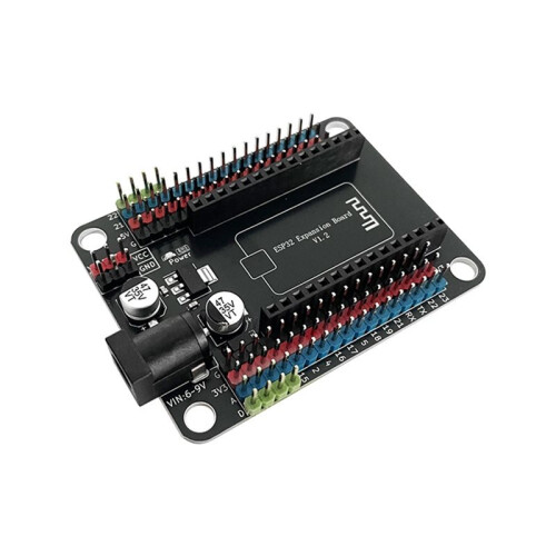ESP32 Expansion Board IO Pin Breakout Onboard I2C Interface  Input Compatible with ESP32-DevKit-32E Mainboard